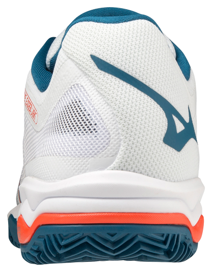 Mizuno Exceed Light CC Heren Padel Schoenen (Wit/Oranje)