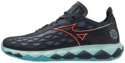 Mizuno Wave Enforce Tour CC Padel Schoenen (Collegiate Blue/Soleil/Tanager Turquoise)