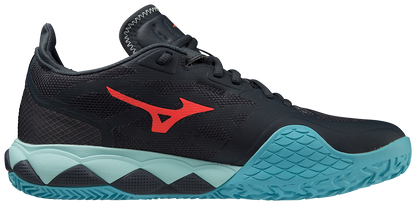 Mizuno Wave Enforce Tour CC Padel Schoenen (Collegiate Blue/Soleil/Tanager Turquoise)