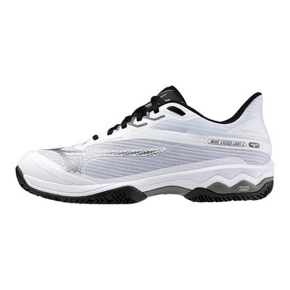 Mizuno Wave Exceed Light 2 Heren (Wit / Metallic Grijs / Zwart)