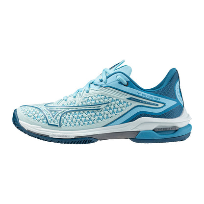 Mizuno Wave Exceed Tour 6 CC Voor Vrouwen (Blue Glow/Saxony Blue/Moroccan)
