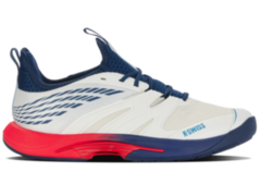 K-Swiss SpeedTrac Padel Schoenen (Blanc De Blanc/ Blue Opal /Lollipop)
