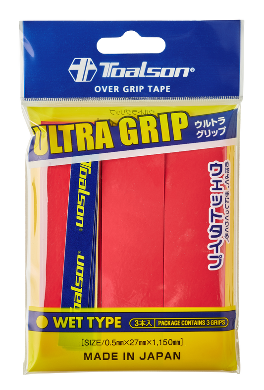 Toalson Ultra Grip 3-pack (Rood)