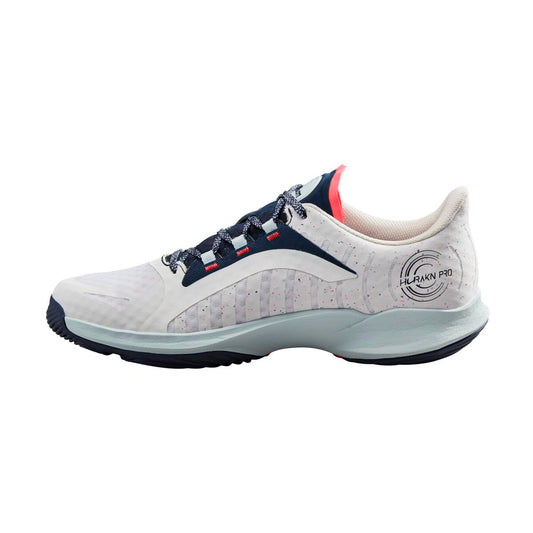 Wilson Hurakn Pro Padel Schoenen (Wit Koelspray/Navy Blazer)