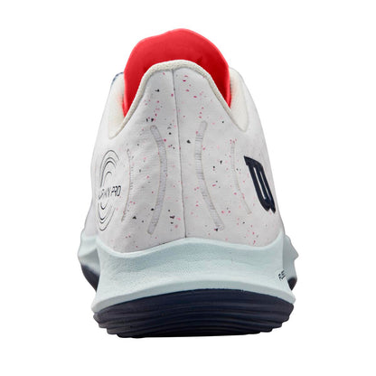 Wilson Hurakn Pro Padel Schoenen (Wit Koelspray/Navy Blazer)