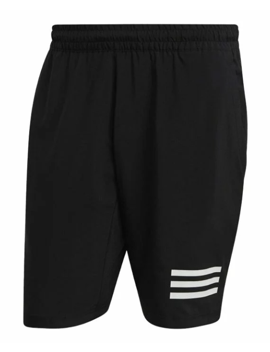 Adidas Club 3-Stripe Shorts (Zwart)