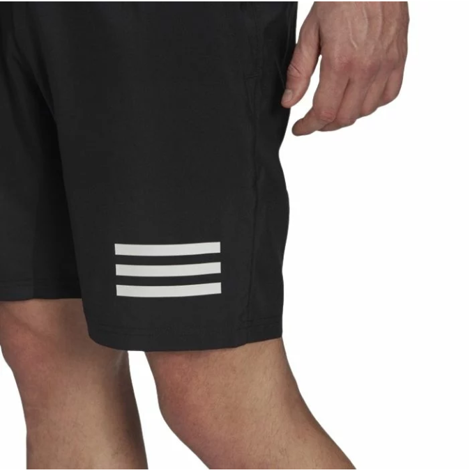 Adidas Club 3-Stripe Shorts (Zwart)