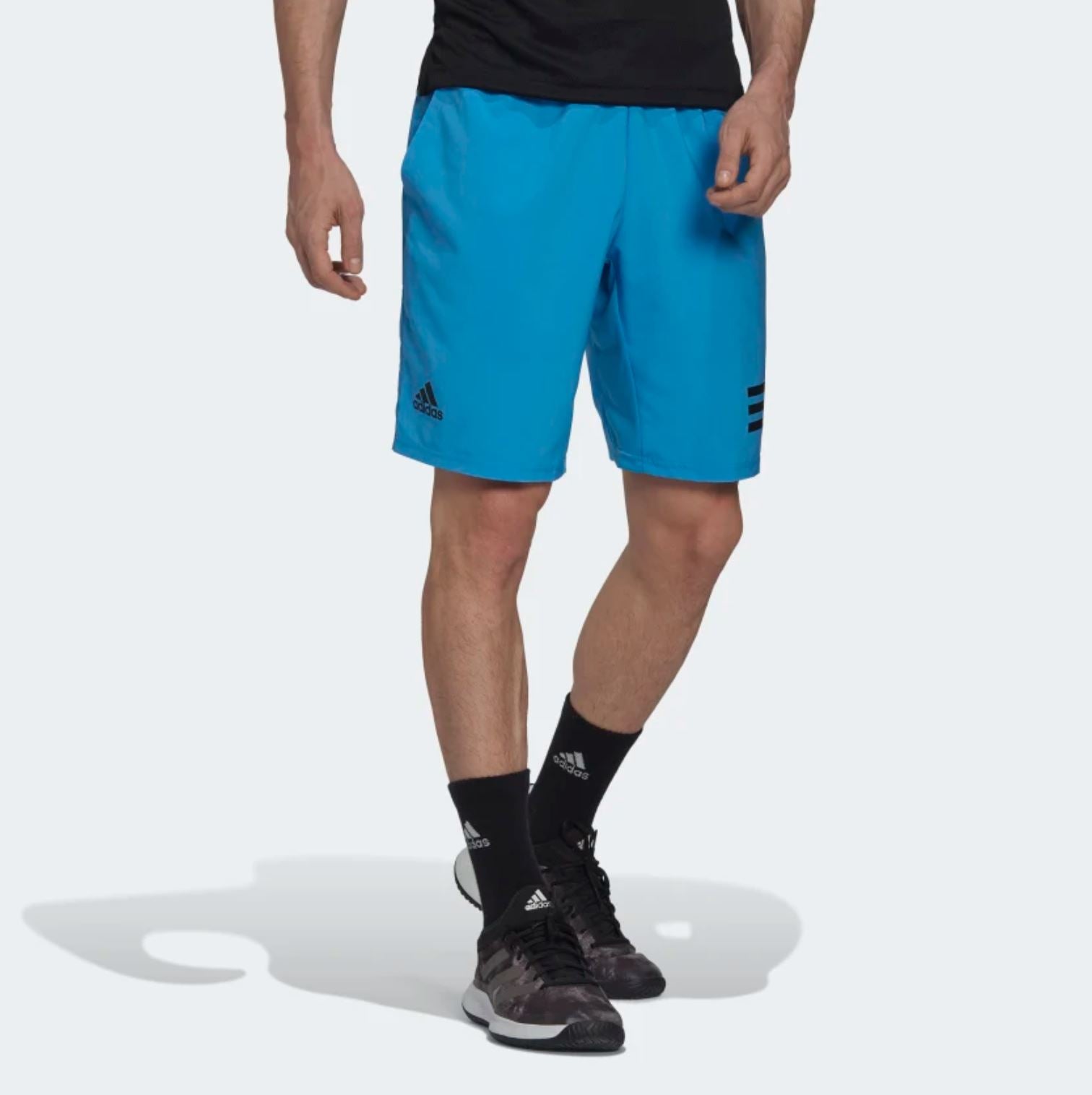 Adidas Club 3-Stripe Shorts (Blauw)