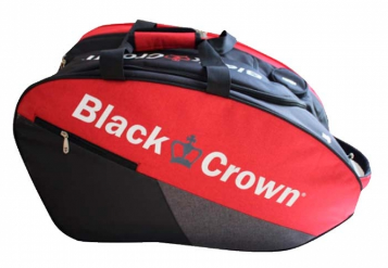 Black Crown Calm Padel Tas (Zwart/Rood)