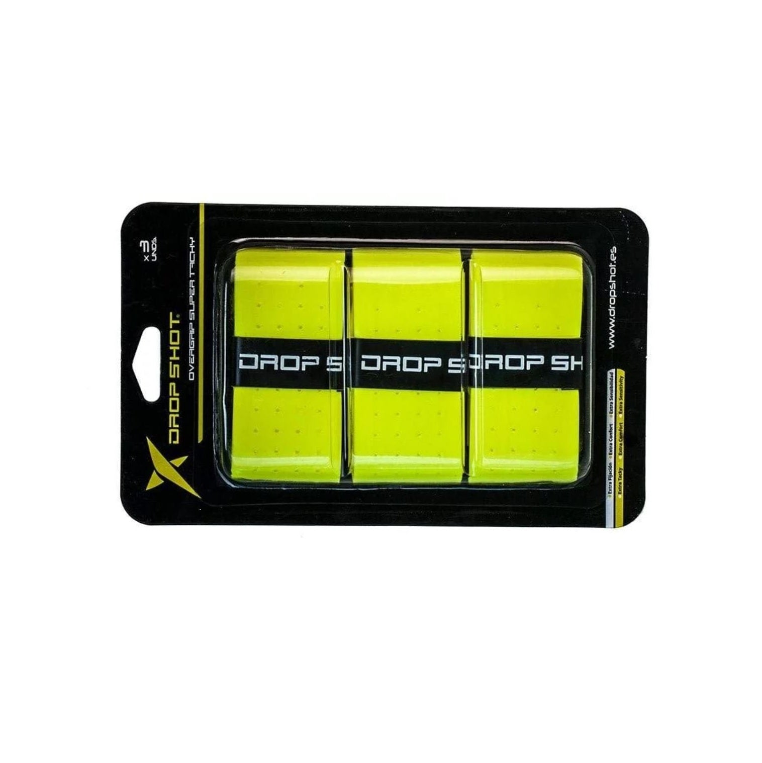 Drop Shot Overgrip (3 stuks, geel)