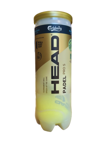 Head Padel Pro S Carlsberg Nordic (koker met 3 stuks) Padelballen
