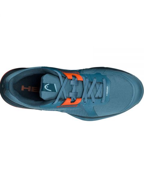 Head Sprint Team 3.5 Padel Schoenen (Blauwsteen/Oranje)