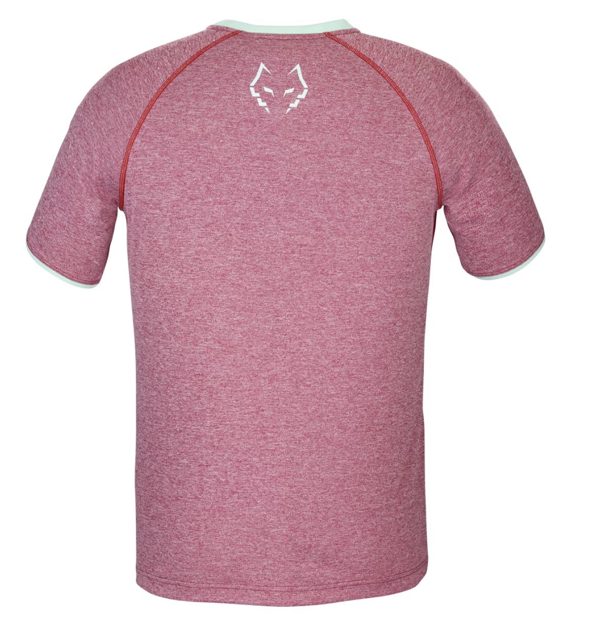 Babolat Crew Neck  T-shirt  Juan Lebron (Red Dahlia)