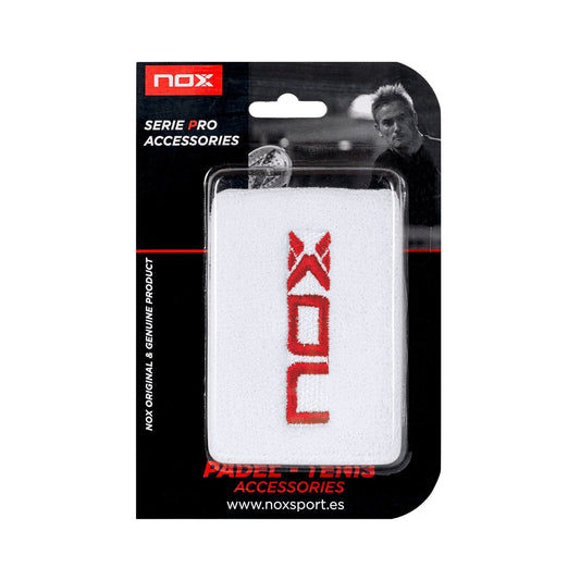 Nox Polsband 2-pak (Wit/Rood)