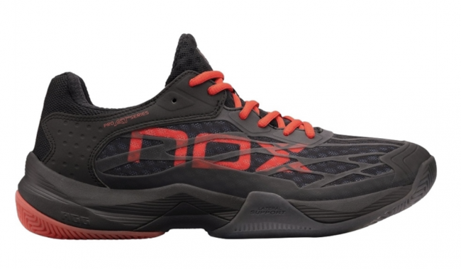 Nox AT10 Luxury Padel Schoenen (Zwart/Rood)