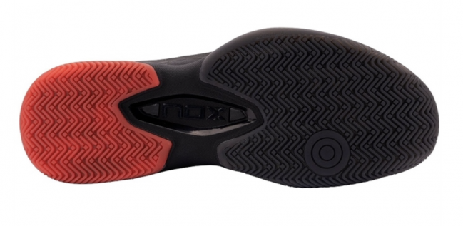 Nox AT10 Luxury Padel Schoenen (Zwart/Rood)