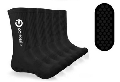 Padellife Grip Sokken (1 paar, zwart)
