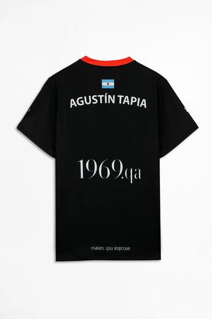 Nox Agustin Tapia Officieel Padel T-Shirt 2022/23 (Zwart)
