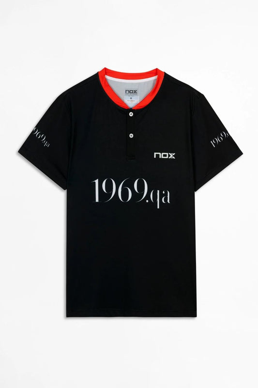 Nox Agustin Tapia Officieel Padel T-Shirt 2022/23 (Zwart)