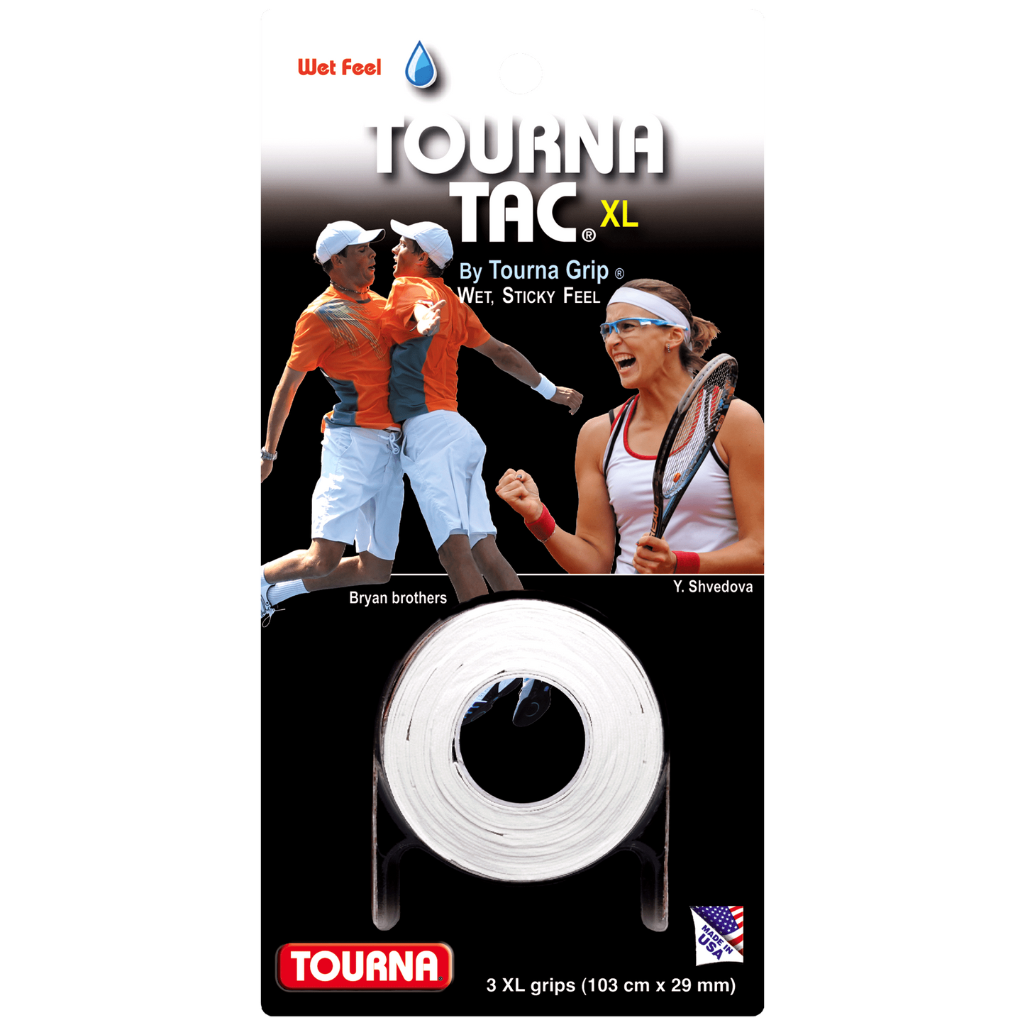 Tourna Tac XL Wit 3-pak Overgrip
