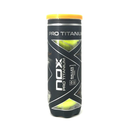 Nox Pro Titanium Padelballen (3 stuks)