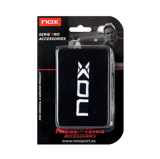 Nox Polsbandjes (2 stuks, Zwart met wit logo)